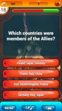 สงครามโลกครั้งที่สอง ตอบคำถาม Screen Shot 4