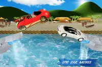 Water Slide Sports Cars Extreme Stunts Screen Shot 11