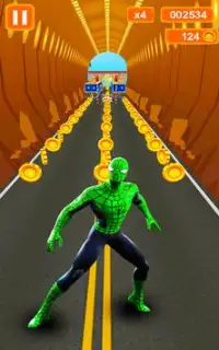 Subway Spider- Amazing Runner 2018 Screen Shot 8