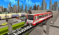 Ciudad de conducción de trenes 2018: Simulador de Screen Shot 4