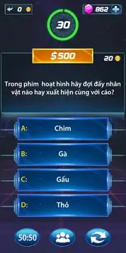 Triệu Phú Năm 2020-Hàng Ngàn Câu Hỏi Duy Nhất Screen Shot 2