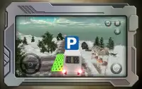 Offroad Bus Parking: Uphill Snow Tracks Driving 3D Screen Shot 2