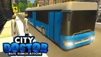 المدينة طبيب حافلة محاكاة 3D Screen Shot 0