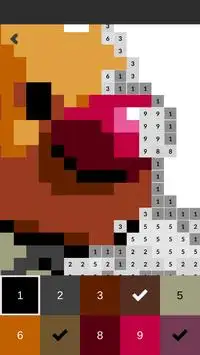 Pokemon - Coloring by Number Pixel Art Screen Shot 2