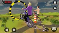 Chained Bicycle: Real Furious Highway Racing Games Screen Shot 1