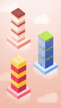 Stack the Cubes: magtayo ng pinakamataas na tore Screen Shot 2