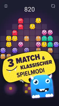 Monster Busters Match 3 Block Puzzle Screen Shot 1