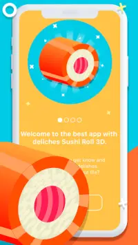 Sushi Roll 3D Cooking Game With Guide Screen Shot 0