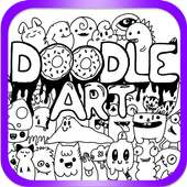 Doodle Coloring Book 2018 - クリエイティブ・アート
