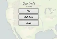 Geo Quiz - United States Map Screen Shot 0