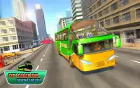 Городской автобус-вождение Sim 2018: бесплатная Screen Shot 0