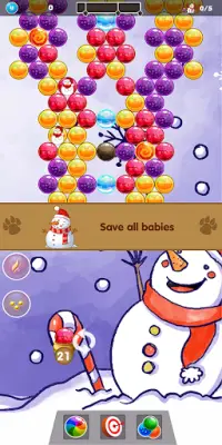 Santa Christmas Bubble Shooter Screen Shot 4