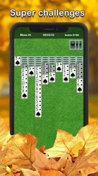 Spider Classic Solitaire: Fun Card Challenge Game Screen Shot 1