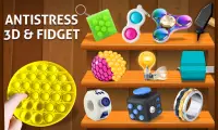 Anti stress fidgets 3D cubes - calming games Screen Shot 0