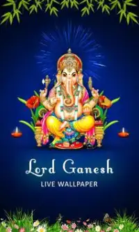 Ganesh Ji Live Wallpaper 3D Screen Shot 0
