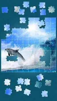 Dolphins Jigsaw Puzzle Screen Shot 11
