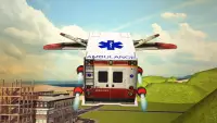 Uçan Ambulans 3d simülatörü Screen Shot 2