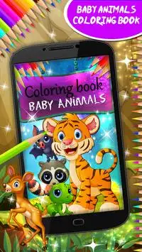 Baby Animals Coloring Book Screen Shot 0