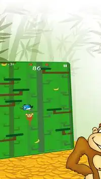 Crazy Monkey Jump Bananas Screen Shot 1