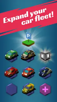 Merge Car - offline idle car racing game Screen Shot 1