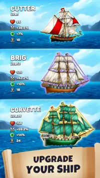 Pirates & Puzzles：Ship Battles Screen Shot 4