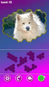 Hexa Jigsaw - Dogs jigsaw puzzle game Screen Shot 1