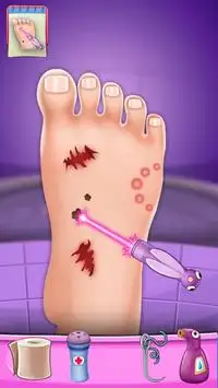 医師の足：手術ゲーム Screen Shot 3