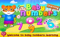 Baby Numbers Learning Game Screen Shot 0