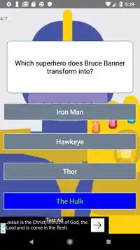 Endgame Quiz Avengers - Superhero Screen Shot 4