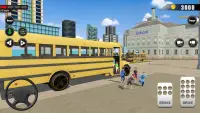 未舗装道路 学校 バス ドライバ シティ パブリック 輸送 Screen Shot 3