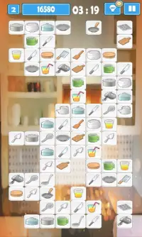 Kitchen Mahjong Classic: Match Tools Screen Shot 2