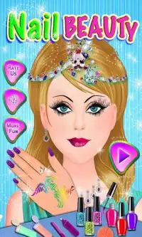 Nail Design Salon: Manicure nail makeover girlgame Screen Shot 0