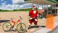 Bicycle Santa Christmas Pizza Delivery Screen Shot 6