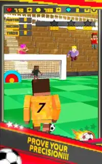 Spara Goal - Pixel Calcio Screen Shot 3