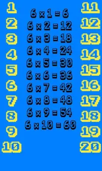 Pixel Matematica tabelline Screen Shot 2