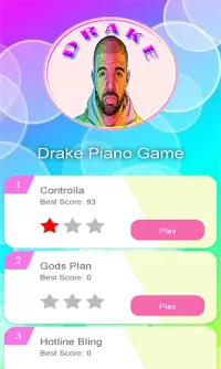 PopStar Drake New Songs Piano Magic Screen Shot 0