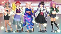 Japanese Girls - Anime Makeup & Dress up Screen Shot 0