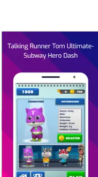 Talking Runner Tom Ultimate- Subway Hero Dash Screen Shot 1