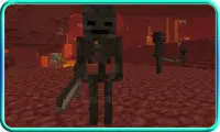 Black Demon Wither Skeleton Craft Mod Minecraft PE Screen Shot 0