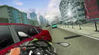 Racing bike impossible sky tracks game 3D Screen Shot 2