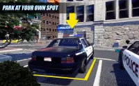 Gioco avanzato di parcheggio per auto della polizi Screen Shot 0