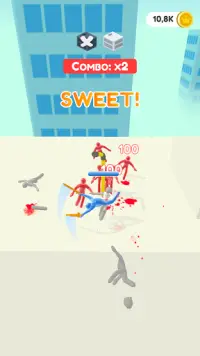 Jelly Fighter: カラーキャンディーとスティックマンゲーム Screen Shot 4