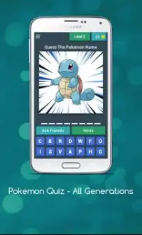 Pokemon Quiz - All Generations Screen Shot 2