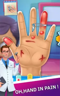 Skóra ręce lekarza Gry: Gry Chirurgia szpitalne Screen Shot 0