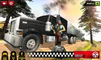 Simulador de condução de caminhão-tanque de petról Screen Shot 0