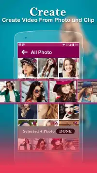 Photo Video Maker With Music-Movie Maker Screen Shot 0