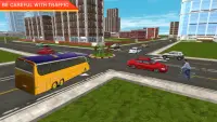 Modern City Bus Driving Game Screen Shot 6