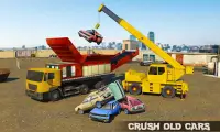 Cũ Ô tô Máy nghiền Cần cẩu & Dump Xe tải Lái xe 3D Screen Shot 0