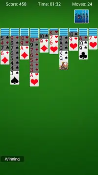 Spider Solitaire - Card Games Screen Shot 2