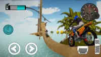 Moto BMX Permainan-lagak ngeri Screen Shot 1